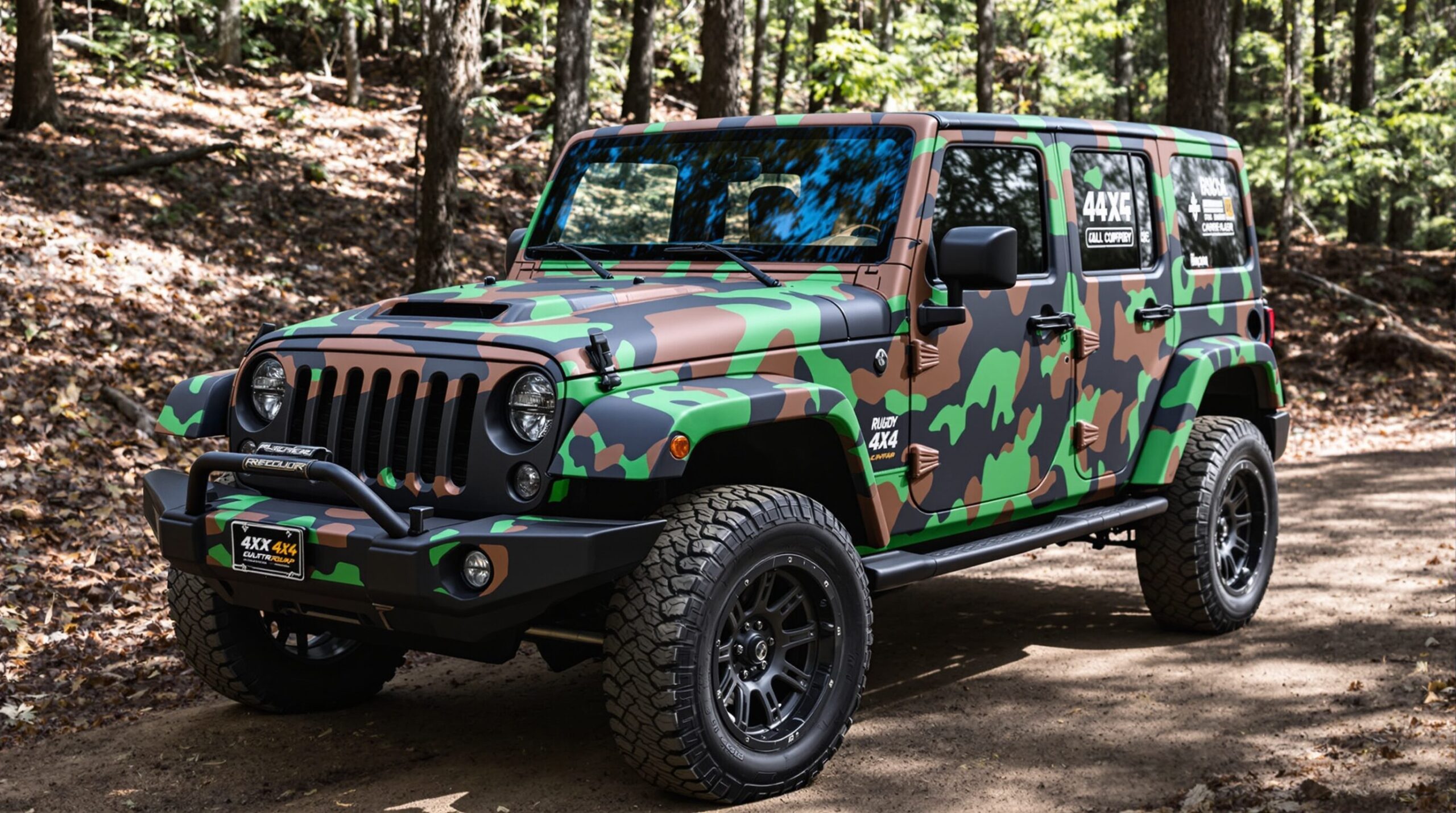 covering camouflage 4x4