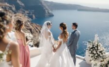 mariage à santorin