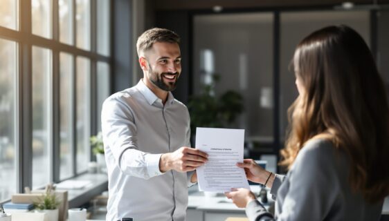attestation remise en main propre